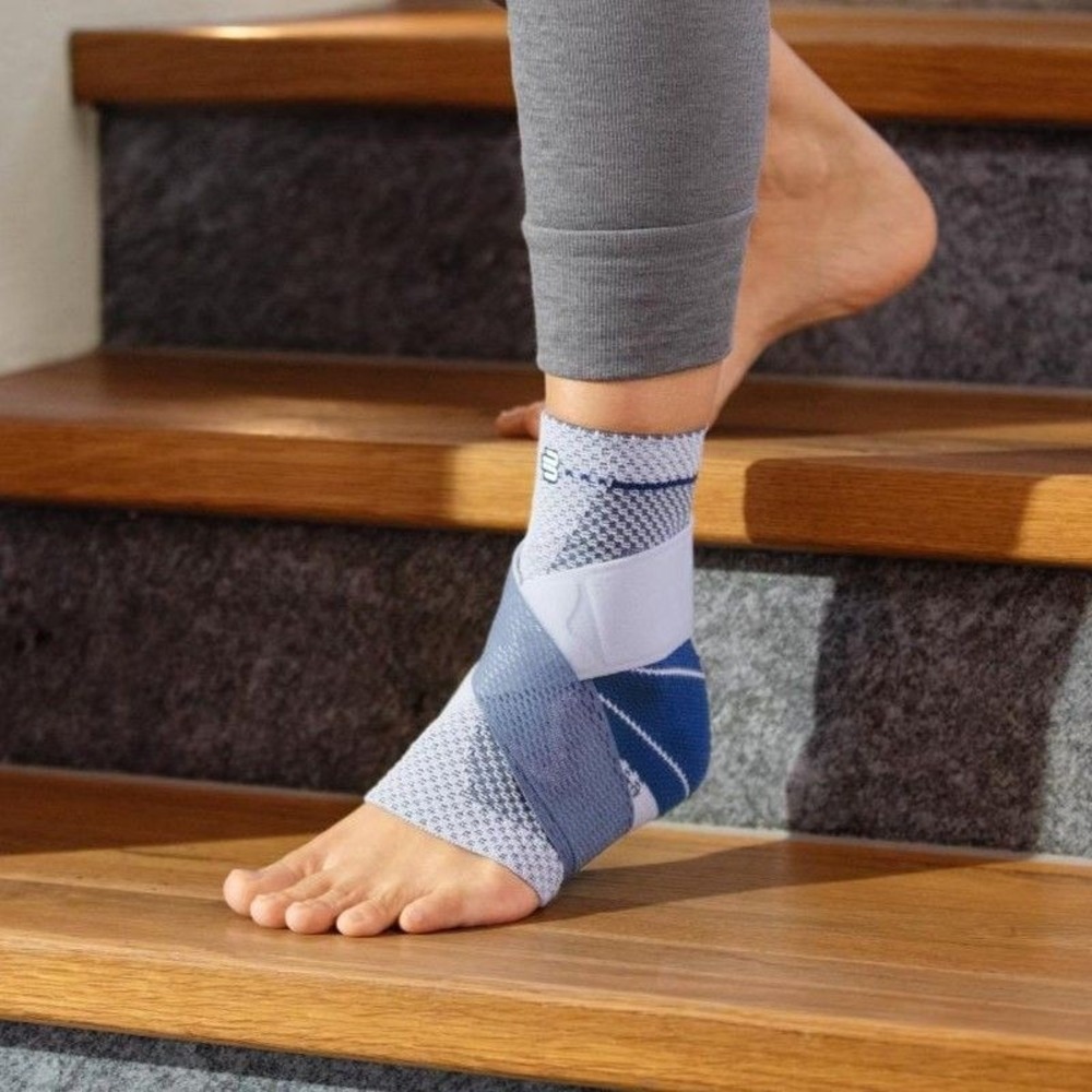 Bauerfeind MalleoTrain S Ankle Support Brace Left Foot Size 4 - Titanium